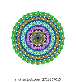Colorful spiral, pattern , geometric mandala
