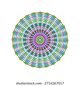 Colorful spiral, pattern , geometric mandala