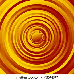 Colorful spirally circle pattern. Rotating circles with gradient fills.