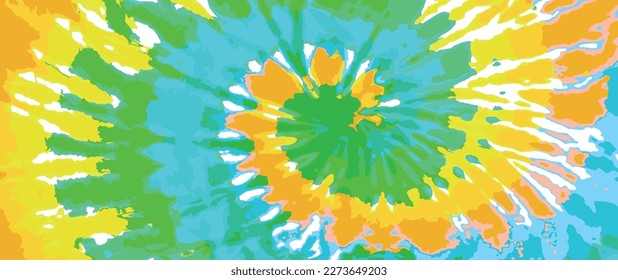 Farbige Spirale, farbiger Hintergrund