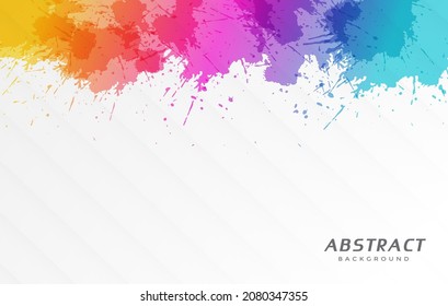 colorful splash abstract background design