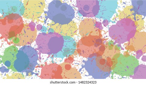 colorful splash background can use for design, background concept, vector.

