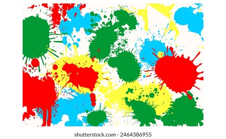 salpicadura colorida de pintura o textura de fondo de tinta	