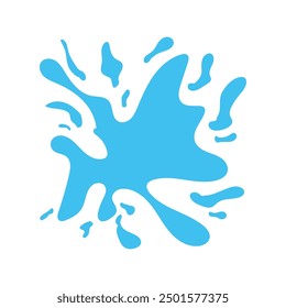 Forma de salpicadura colorida 10 _ Vector único