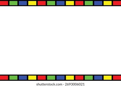 Ilustración colorida del marco del Vector del chapoteo para el diseño del Anuncio y de la tarjeta en un fondo blanco