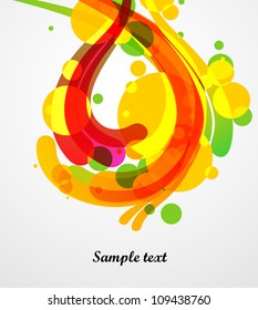 colorful splashes, abstract background, eps10 vector