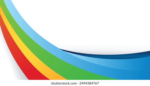 Colorful sport background international tournament football basketball softball volleyball in france 2024. Abstract wave geometric color background with sport athletic style for world sport event.