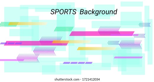 Colorful sports abstract vector background in modern style.  Abstract pattern design. Creative geometric wallpaper. Cover layout template. Color background. Brochure template.