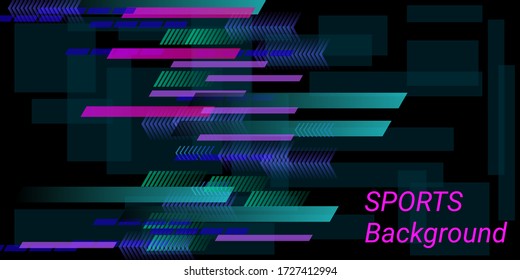 Colorful sports abstract vector background in modern style.  Modern design. Creative geometric wallpaper. Cover layout template. Color background. Brochure template.