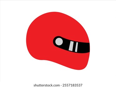 Colorful Sports Helmet Vector Design for Motorcycle, Biking, and Extreme Sports Graphics