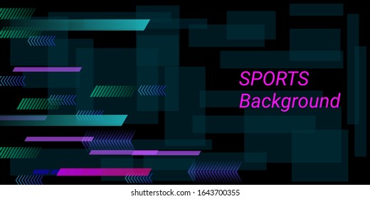 Colorful sports vector illustration. Abstract pattern design. Geometric vector template. Cover layout template. Color background. Brochure template.