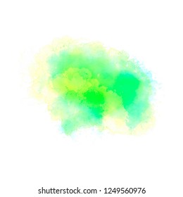 Colorful spot, watercolor abstract hand painted background