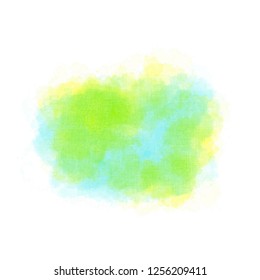 Colorful spot, watercolor abstract hand painted background