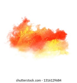 Colorful spot, watercolor abstract hand painted background