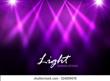 Colorful spotlight design. Vector illustration