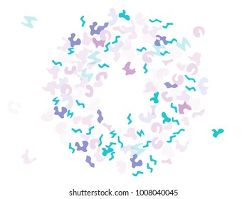 Colorful spots. Abstract print pattern. Vector illustration for celebration, party, holiday, invitation and Your project. Chaotic Decor. Modern Creative Style.