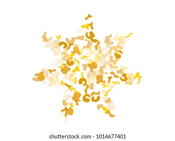 Colorful spots. Abstract print pattern. Vector illustration for celebration, party, holiday, invitation and Your project. Chaotic Decor. Modern Creative Style.