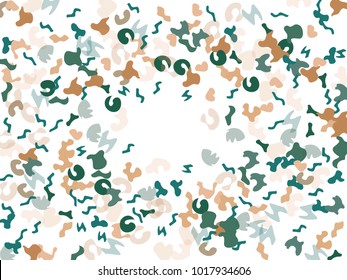 Colorful spots. Abstract print pattern. Vector illustration for celebration, party, holiday, invitation and Your project. Chaotic Decor. Modern Creative Style.