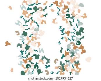 Colorful spots. Abstract print pattern. Vector illustration for celebration, party, holiday, invitation and Your project. Chaotic Decor. Modern Creative Style.