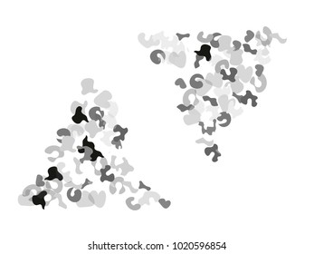 Colorful spots. Abstract print pattern. Vector illustration for celebration, party, holiday, invitation and Your project. Chaotic Decor. Modern Creative Style.