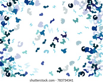 Colorful spots. Abstract print pattern. Vector illustration for celebration, party, holiday, invitation and Your project. Chaotic Decor. Modern Creative Style.