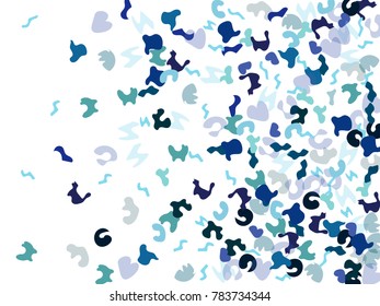 Colorful spots. Abstract print pattern. Vector illustration for celebration, party, holiday, invitation and Your project. Chaotic Decor. Modern Creative Style.