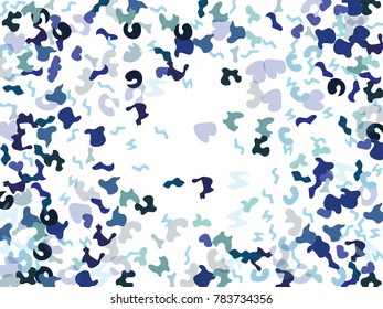 Colorful spots. Abstract print pattern. Vector illustration for celebration, party, holiday, invitation and Your project. Chaotic Decor. Modern Creative Style.