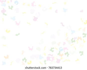 Colorful spots. Abstract print pattern. Vector illustration for celebration, party, holiday, invitation and Your project. Chaotic Decor. Modern Creative Style.