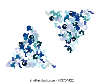 Colorful spots. Abstract print pattern. Vector illustration for celebration, party, holiday, invitation and Your project. Chaotic Decor. Modern Creative Style.