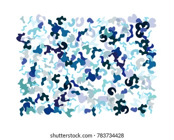 Colorful spots. Abstract print pattern. Vector illustration for celebration, party, holiday, invitation and Your project. Chaotic Decor. Modern Creative Style.