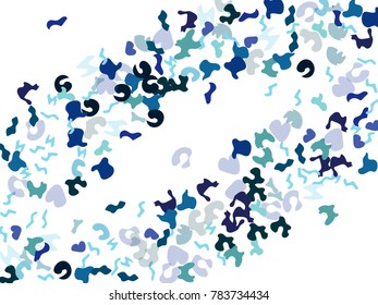 Colorful spots. Abstract print pattern. Vector illustration for celebration, party, holiday, invitation and Your project. Chaotic Decor. Modern Creative Style.
