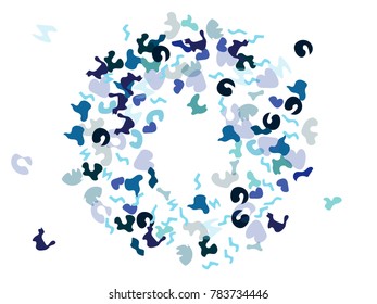 Colorful spots. Abstract print pattern. Vector illustration for celebration, party, holiday, invitation and Your project. Chaotic Decor. Modern Creative Style.
