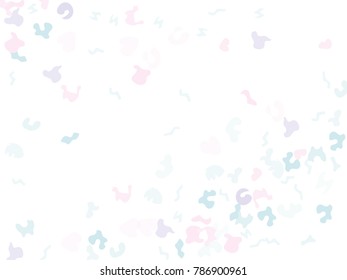 Colorful spots. Abstract print pattern. Vector illustration for celebration, party, holiday, invitation and Your project. Chaotic Decor. Modern Creative Style.