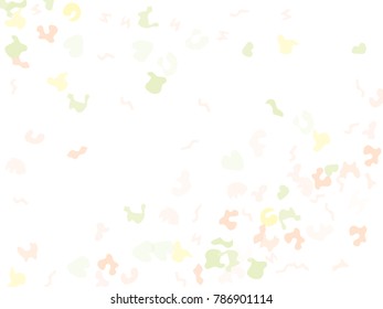 Colorful spots. Abstract print pattern. Vector illustration for celebration, party, holiday, invitation and Your project. Chaotic Decor. Modern Creative Style.