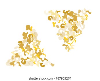 Colorful spots. Abstract print pattern. Vector illustration for celebration, party, holiday, invitation and Your project. Chaotic Decor. Modern Creative Style.