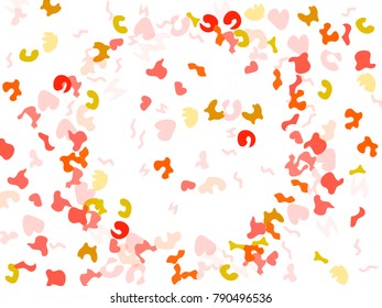 Colorful spots. Abstract print pattern. Vector illustration for celebration, party, holiday, invitation and Your project. Chaotic Decor. Modern Creative Style.
