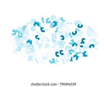 Colorful spots. Abstract print pattern. Vector illustration for celebration, party, holiday, invitation and Your project. Chaotic Decor. Modern Creative Style.