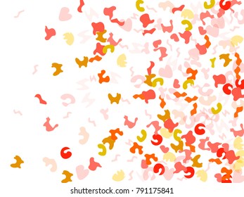 Colorful spots. Abstract print pattern. Vector illustration for celebration, party, holiday, invitation and Your project. Chaotic Decor. Modern Creative Style.