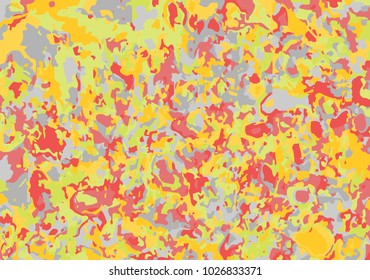 Colorful Spots Background. Abstract Wallpaper in Impressionism Style. Chaotic Abstract Background for Wallpaper, Web Design, Textile, Fabric, Packaging Paper, Tablecloth.