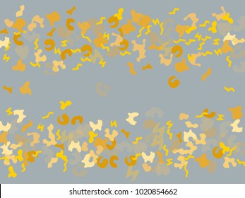 Colorful spots. Gentle Grey background. Abstract print pattern. Vector illustration for celebration, party, holiday, invitation and Your project. Chaotic Decor. Modern Creative Style.