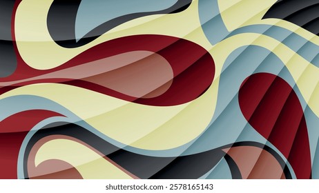 Colorful spotted abstract wallpaper. An excellent background for advertising, posters, postcards, business cards, corporate attributes and your other projects. Vector.