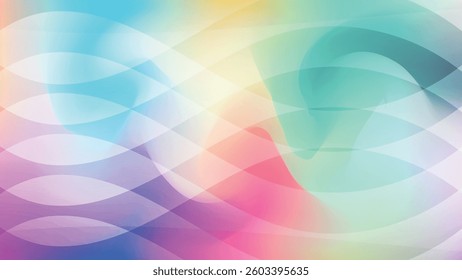 Colorful spotted wallpaper with blur effect. An excellent background for advertising, posters, postcards, business cards, corporate attributes and your other projects. Vector.
