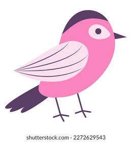 A colorful spring bird. Vector illustration.