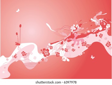 Colorful spring decoration.   abstract  Spring flower background