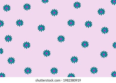ilustración vectorial de flores de primavera coloridas, fondo floral de flores.