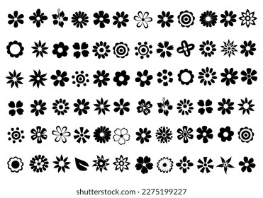 ilustración vectorial de flores de primavera coloridas 