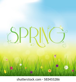 Colorful Spring Season Background