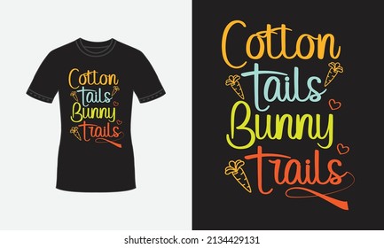 Colorful spring typography t shirt design