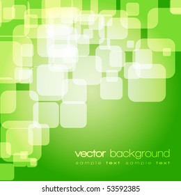 Colorful sqares vector background with text