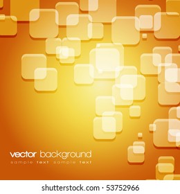 Colorful sqares vector background with text